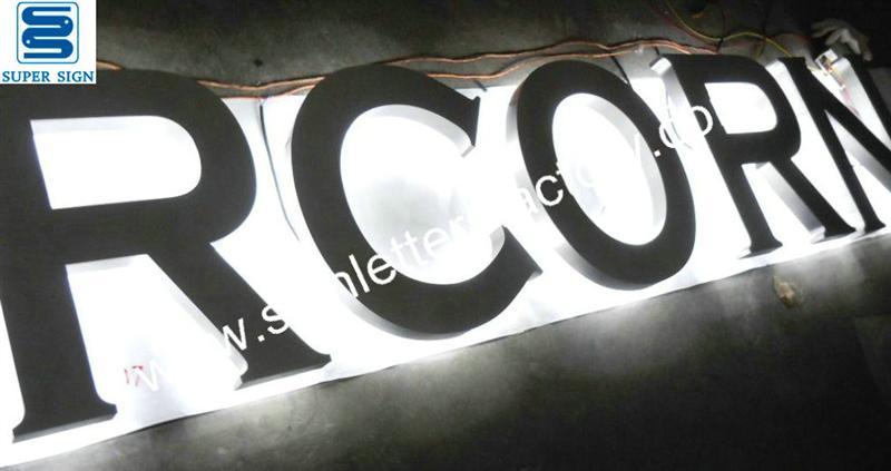 corona LED letter sign